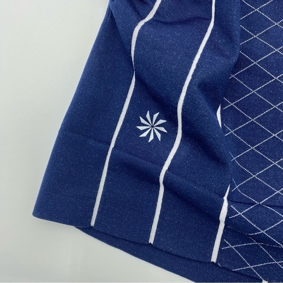 ATHLETA Finish Fast athletic work out running top navy- medium - Picture 4 of 5